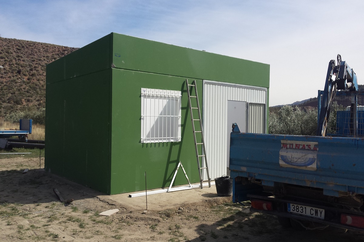 Caseta hormigón 650 desmontable colector