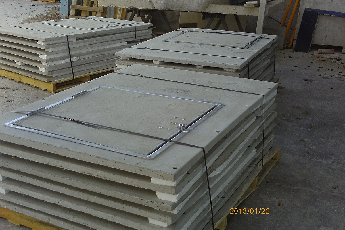 Caseta hormigón 650 desmontable colector