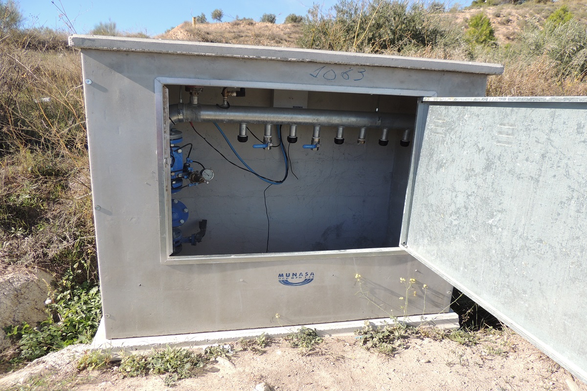 Caseta hormigón 650 desmontable colector