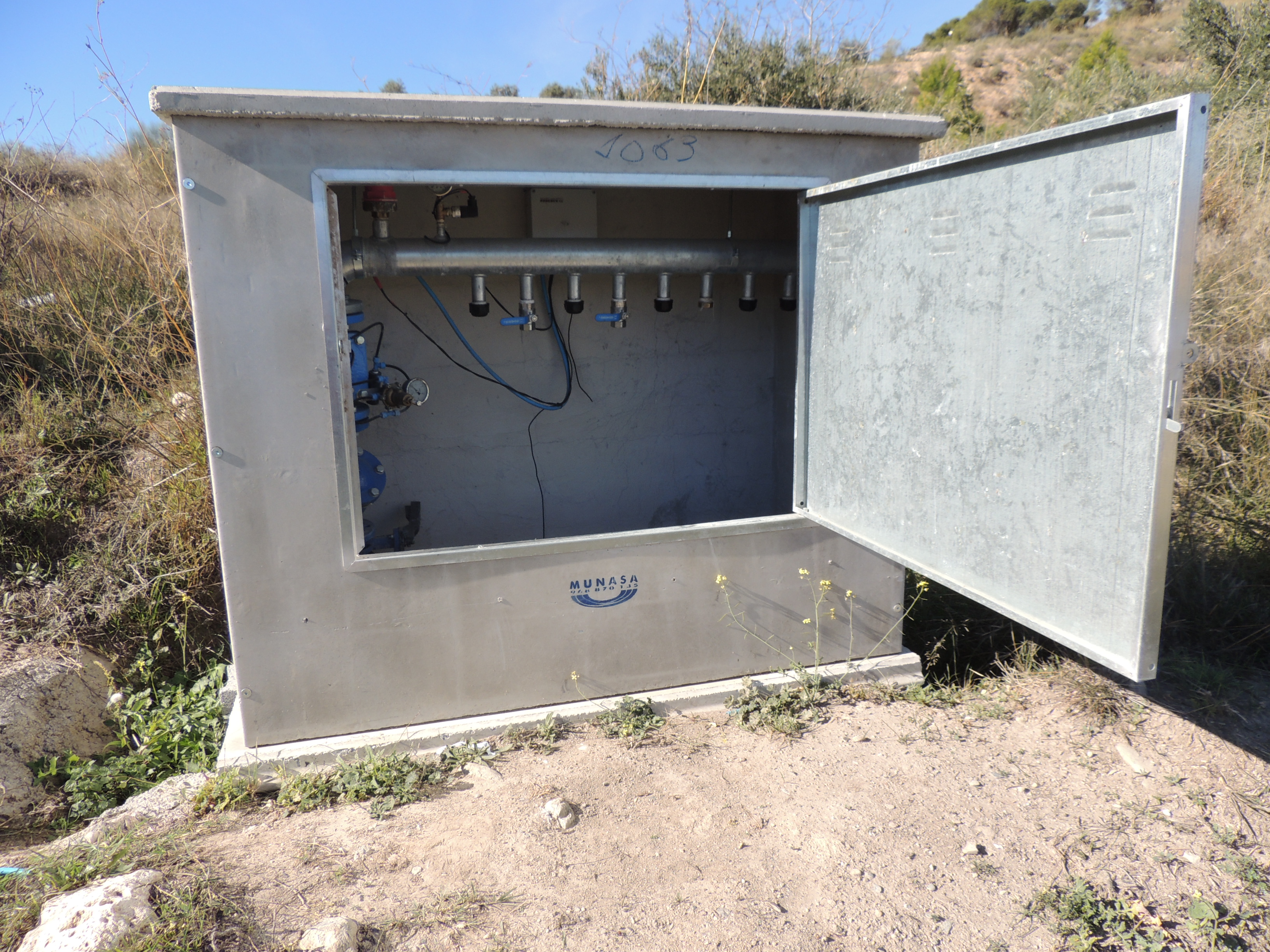 Caseta Riego colector horizontal mod. 650